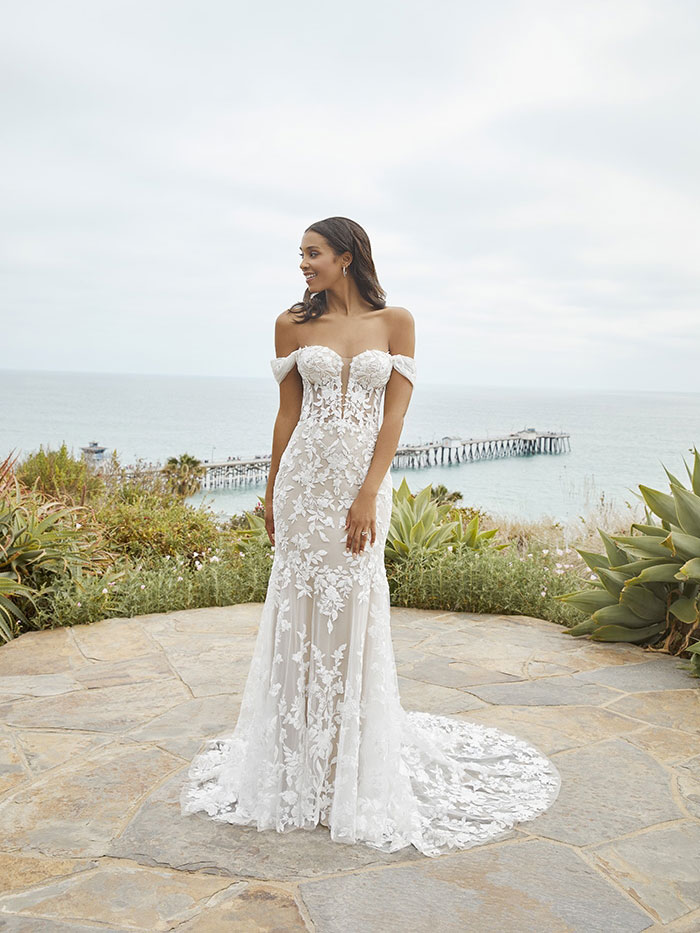 Nola Fit and Flare Wedding Dress by Beloved 03