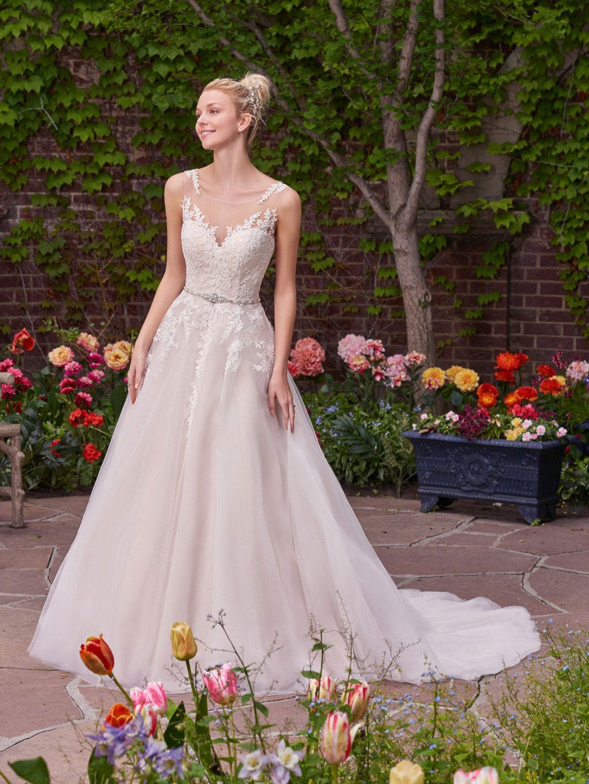 Olivia Ball Gown Wedding Dress by Rebecca Ingram 01