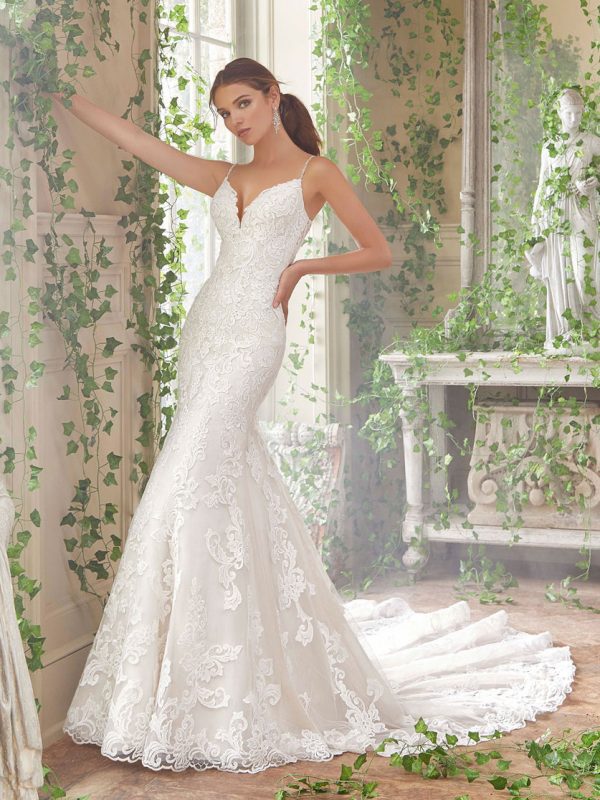 Peta Fit and Flare Wedding Dress by Morilee 01