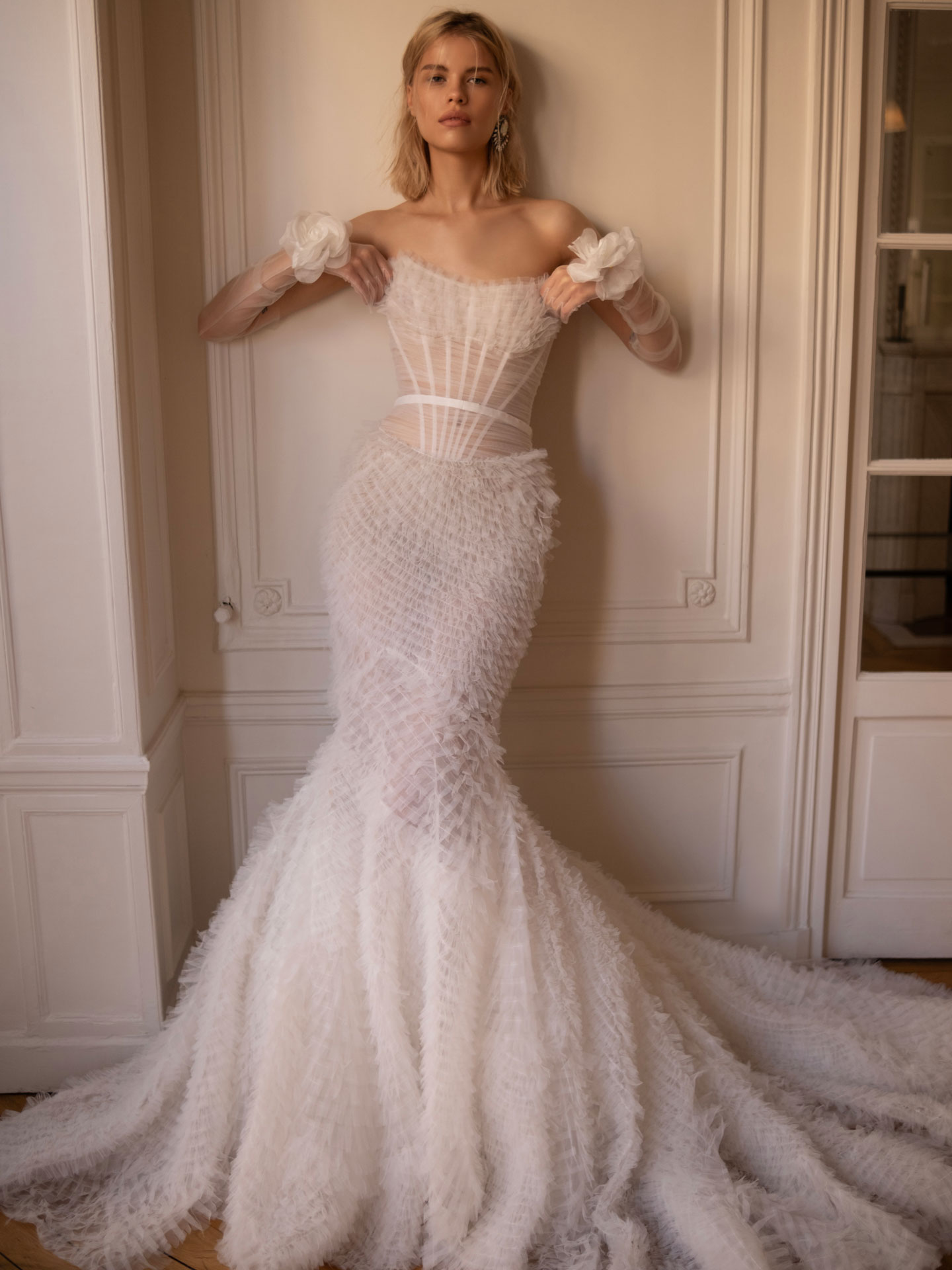 Pierre Mermaid Wedding Dress by Shiran Abergel 03