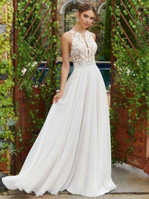 Polina A line Wedding Dress by Morilee 01