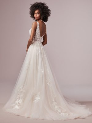 Raelynn A Line Wedding Dress by Rebecca Ingram 02