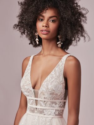 Raelynn A Line Wedding Dress by Rebecca Ingram 03