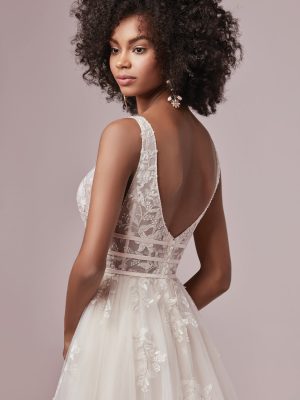 Raelynn A Line Wedding Dress by Rebecca Ingram 04