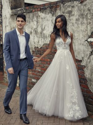 Raelynn A Line Wedding Dress by Rebecca Ingram 06