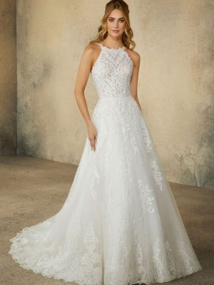 Rebecca A Line Wedding Dress by Morilee 01
