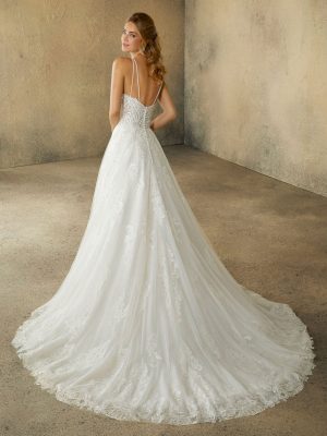 Rebecca A Line Wedding Dress by Morilee 03