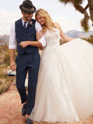 Rebecca A Line Wedding Dress by Morilee 05