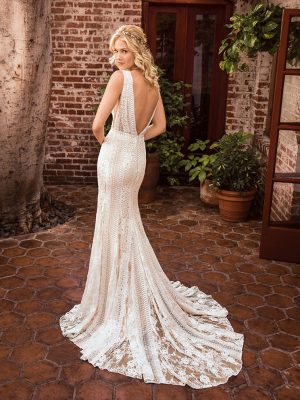 Riley Fit and Flare Wedding Dress by Beloved 02