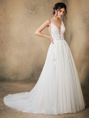 Rosa A Line Wedding Dress by Morilee 01