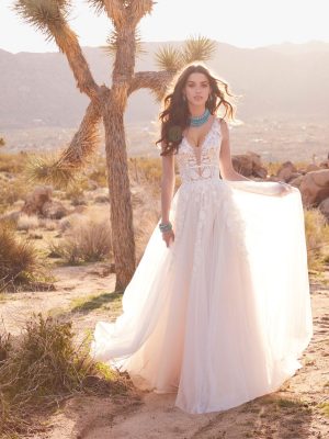 Rosa A Line Wedding Dress by Morilee 03