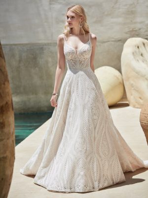 Roxanne A Line Wedding Dress by Sottero Midgley 07