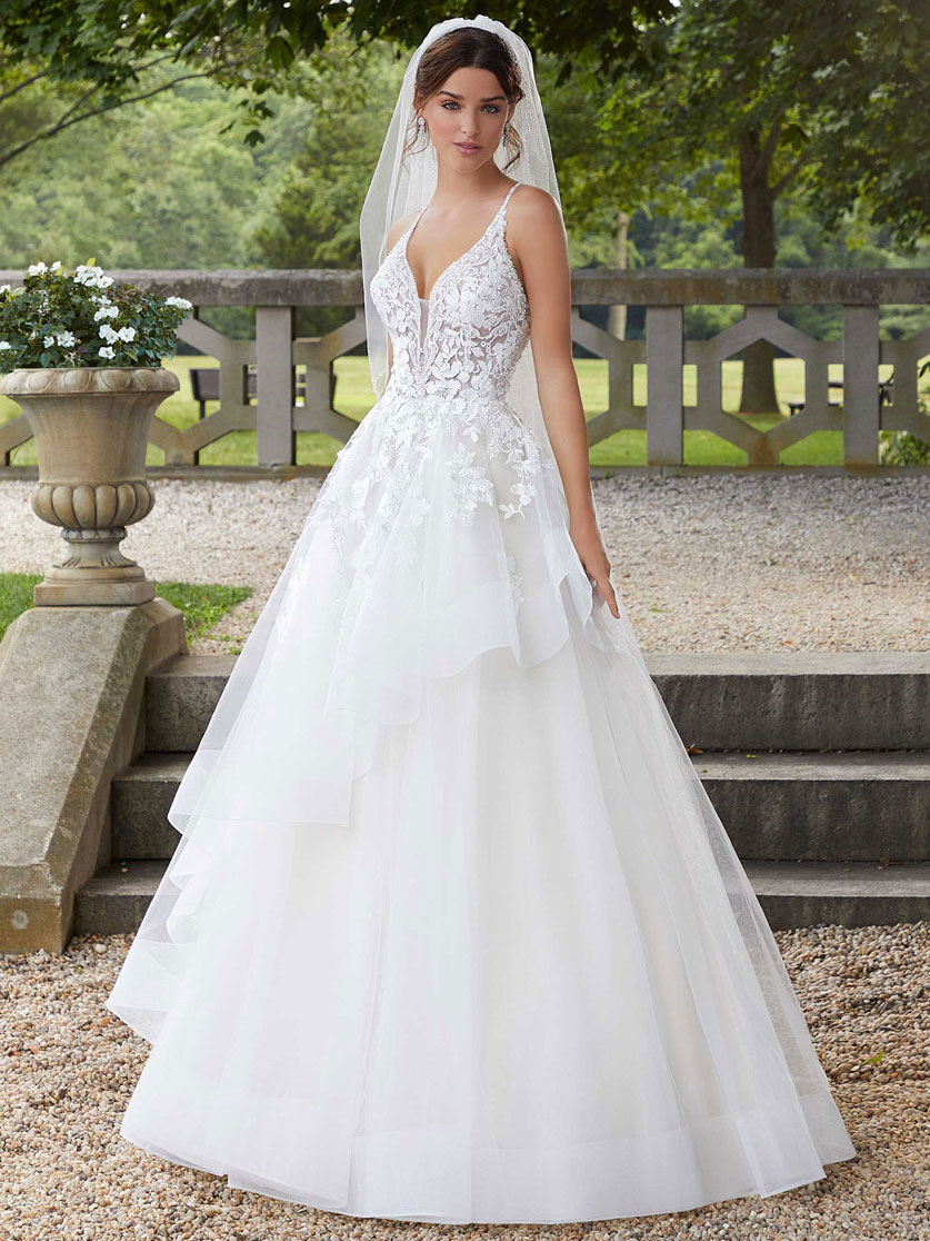 Sahara Ball Gown Wedding Dress by Morilee 01