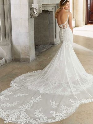 Sigrid Fit and Flare Wedding Dress by Morilee 02