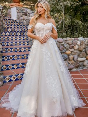 Stevie A Line Wedding Dress by Beloved 01