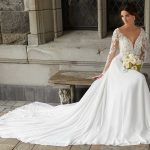Stevie A Line Wedding Dress by Morilee 04