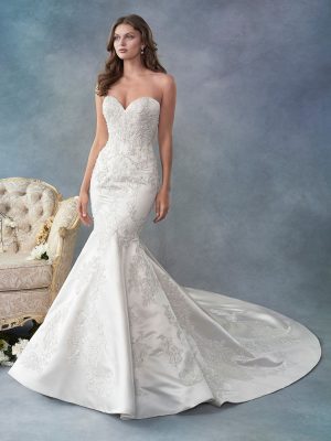 Style 1786 Mermaid Wedding Dress by Kenneth Winston 01