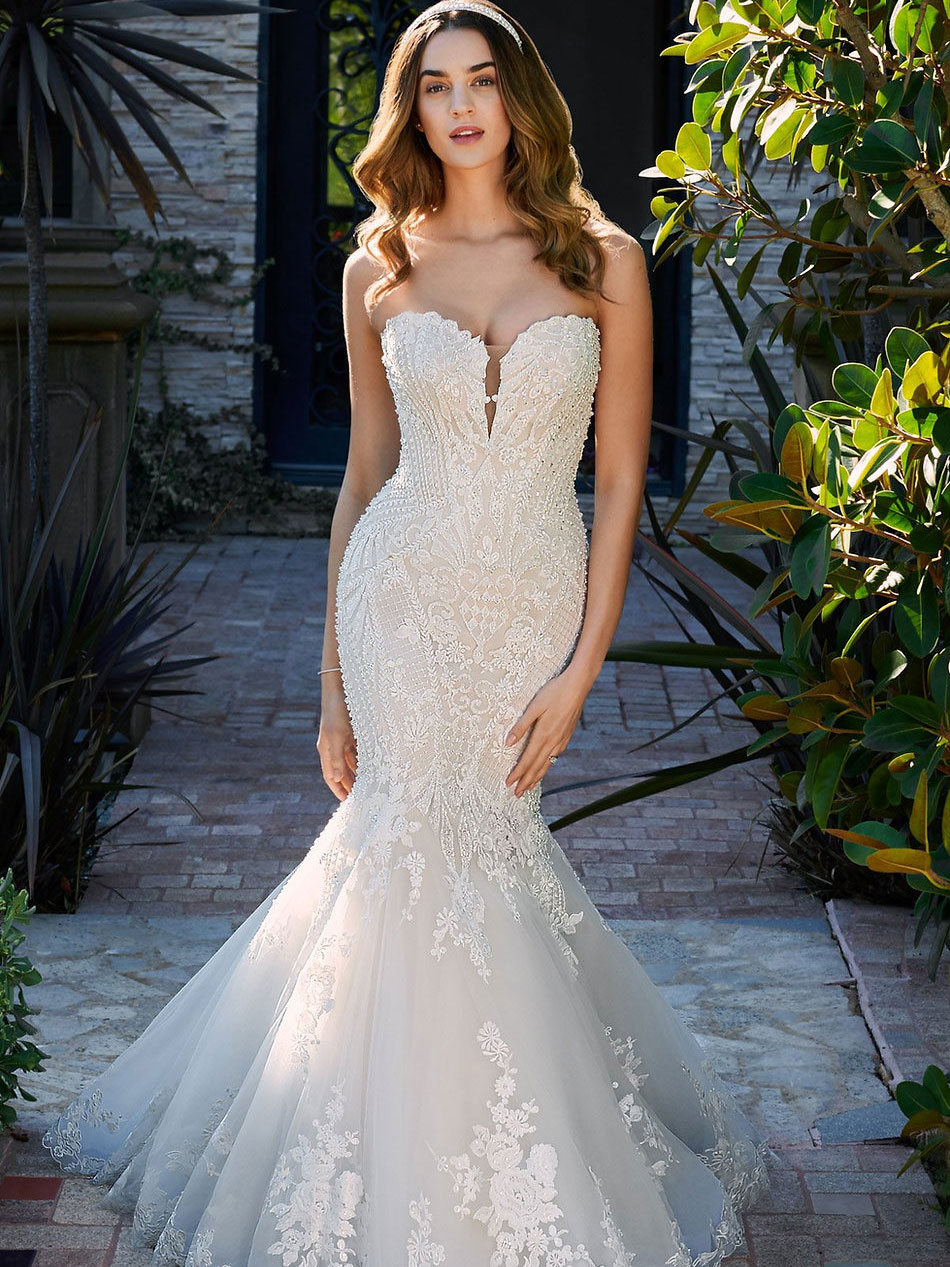 Style 1808 Mermaid Wedding Dress by Kenneth Winston 01