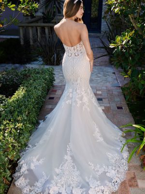 Style 1808 Mermaid Wedding Dress by Kenneth Winston 02