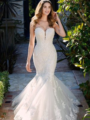 Style 1808 Mermaid Wedding Dress by Kenneth Winston 03