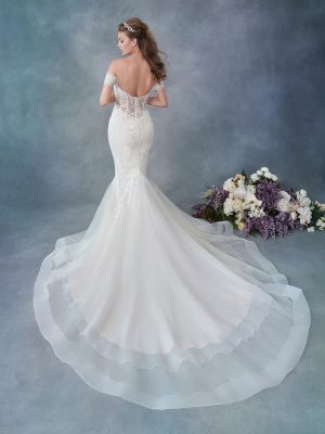 Style 1824 Mermaid Wedding Dress by Kenneth Winston 02