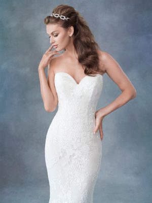 Style 1824 Mermaid Wedding Dress by Kenneth Winston 03