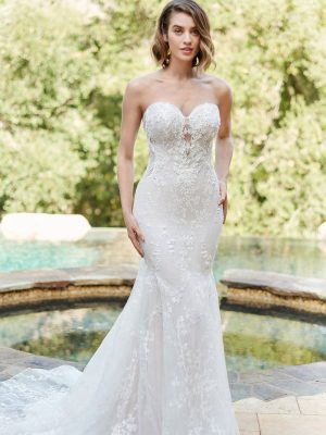 Style 1889 Mermaid Wedding Dress by Kenneth Winston 03