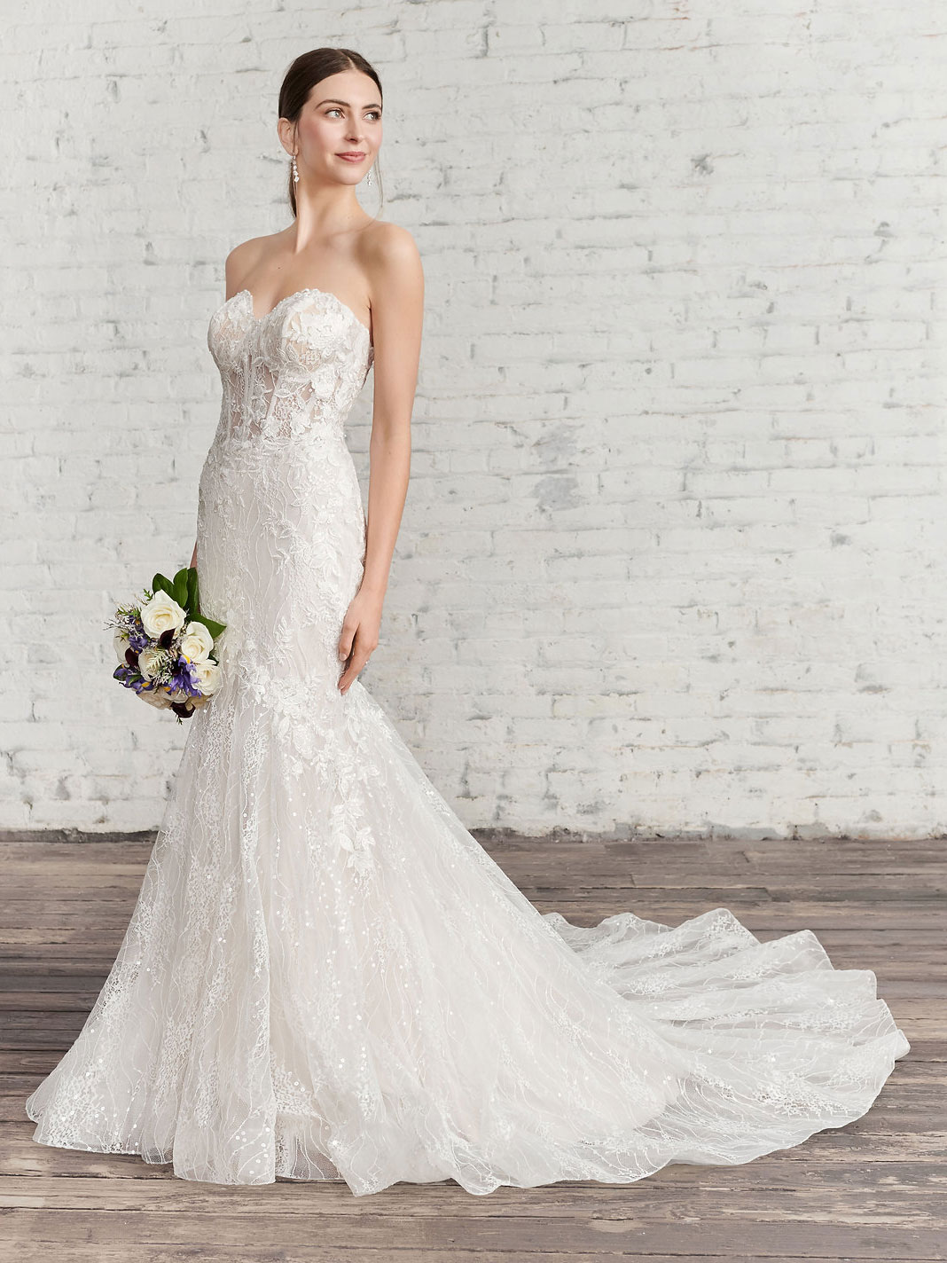 Style 1960 Mermaid Wedding Dress by Kenneth Winston 01