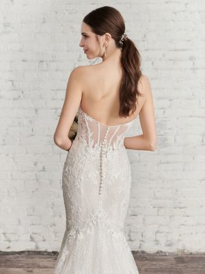 Style 1960 Mermaid Wedding Dress by Kenneth Winston 05