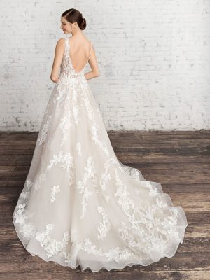 Style 1965 A Line Wedding Dress by Kenneth Winston 02