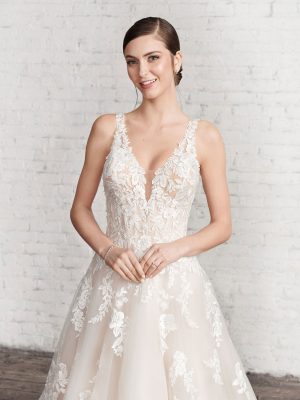Style 1965 A Line Wedding Dress by Kenneth Winston 03