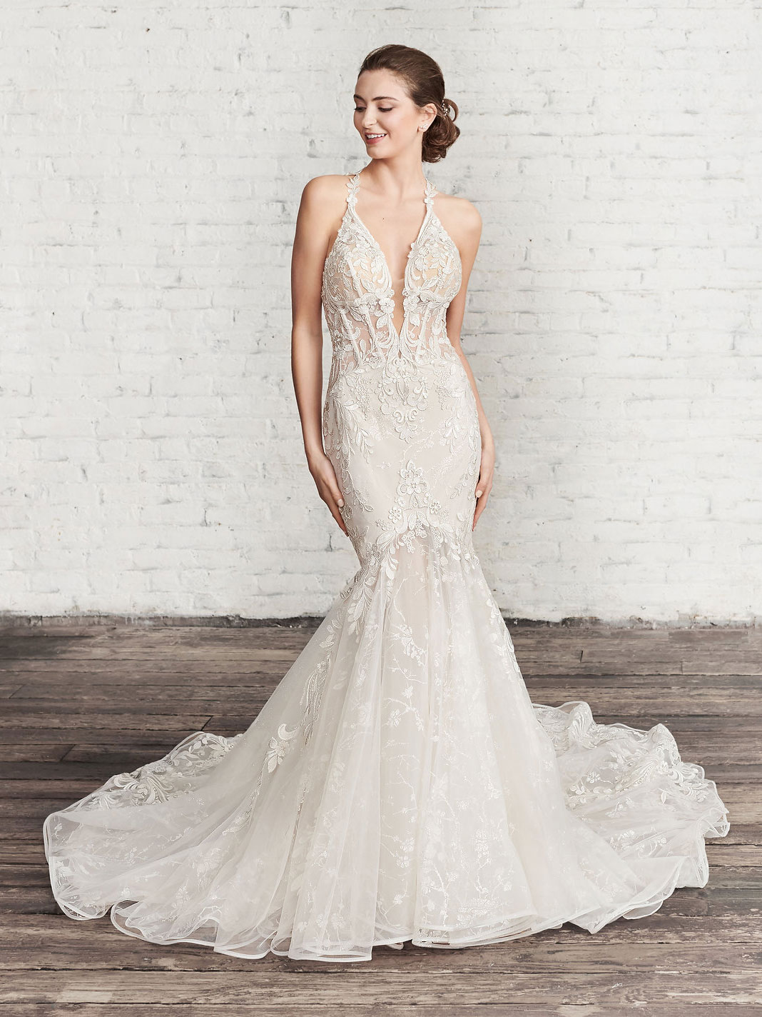 Style 1970 Mermaid Wedding Dress by Kenneth Winston 01