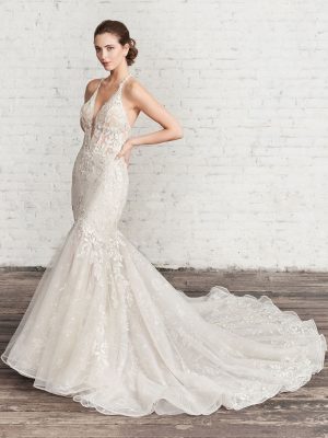 Style 1970 Mermaid Wedding Dress by Kenneth Winston 03