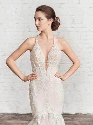 Style 1970 Mermaid Wedding Dress by Kenneth Winston 04