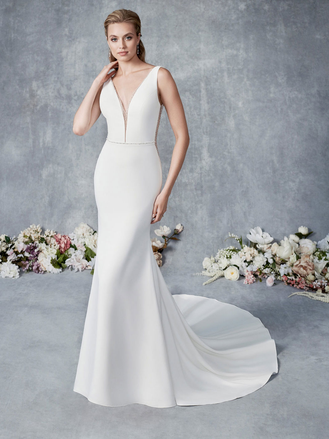 Style BE533 Sheath Wedding Dress by Ella Rosa 06