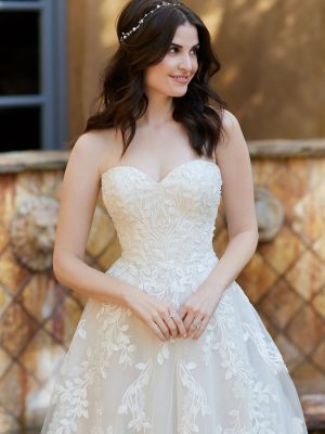 Style BE550 A Line Wedding Dress by Ella Rosa 03