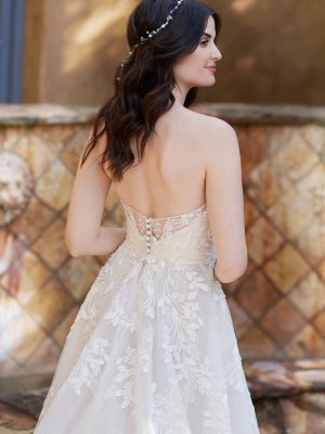 Style BE550 A Line Wedding Dress by Ella Rosa 04