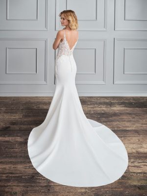 Style BE621 Sheath Wedding Dress by Ella Rosa 02
