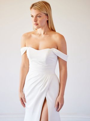 Style BE639 Sheath Wedding Dress by Ella Rosa 04