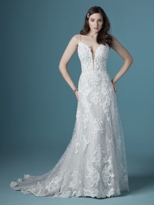 Tuscany Lane A Line Wedding Dress by Maggie Sottero 01