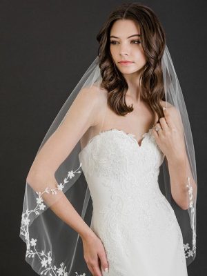 V7617 Embroidered Bridal Veil 01