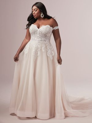 Vanessa A Line Wedding Dress by Rebecca Ingram 01