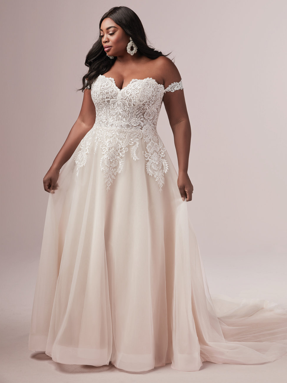 Vanessa A Line Wedding Dress by Rebecca Ingram 01