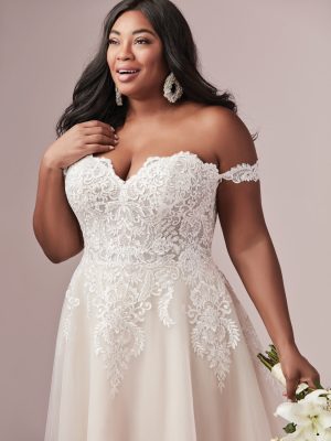 Vanessa A Line Wedding Dress by Rebecca Ingram 03