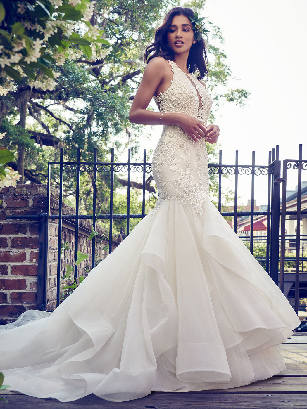 Veda Mermaid Wedding Dress by Maggie Sottero 01