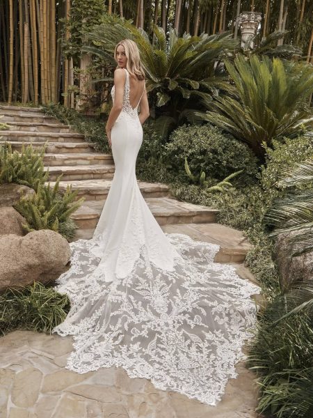 Casablanca Alice Fit and Flare Handmade wedding dresses USA 450x600